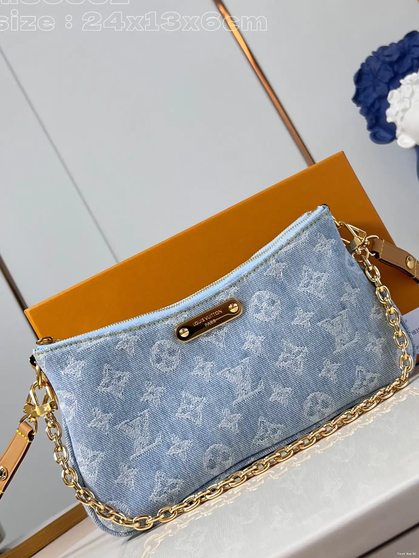 First bags ru reviews LOUIS pochette -24.5*13.5*6.5CM VUITTON double Liv 0512